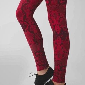Lululemon Athletica Red Leggings
